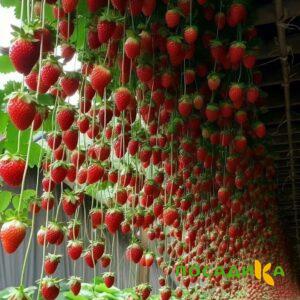 Клубника ампельная Анастасия купить по цене от 370р. в интернет-магазине «Посадика» с доставкой почтой в в Жуковскийе и по всей России – [изображение №1].